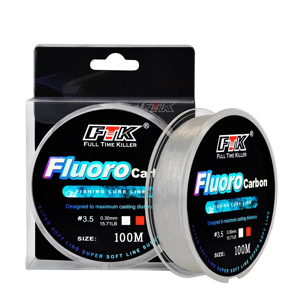 Copolymer Line - 100m Florokarbon Yem Oltası, Karbon Fiber
