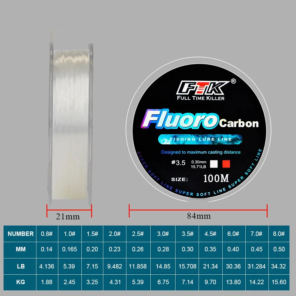 100m Florokarbon Yem Oltası, K - Copolymer Line incelemesi ve fiyatı